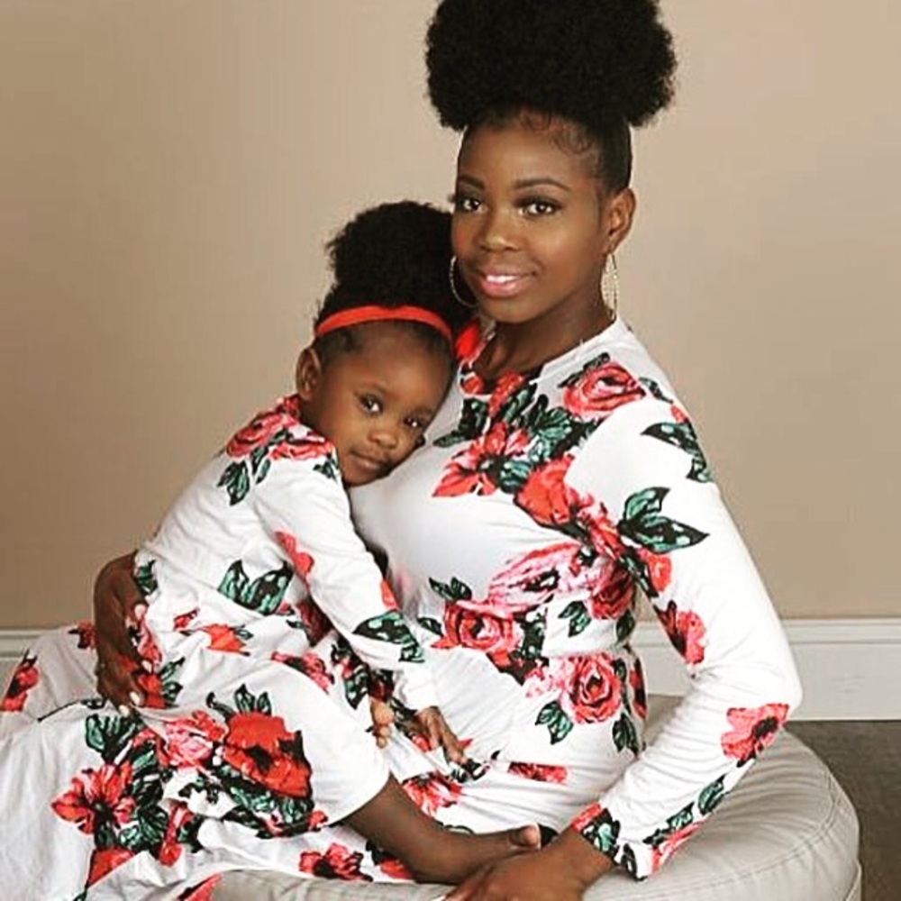 Mommy and me dresses medium and 2t-3t